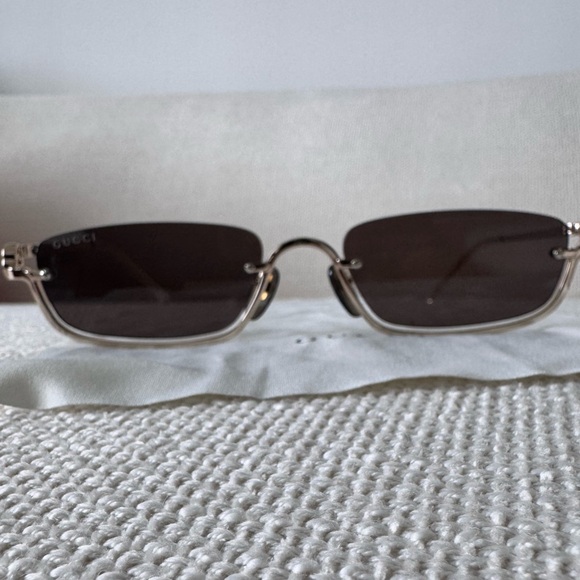 AUTHENTIC Gucci rectangular-framed glasses - Picture 8 of 9